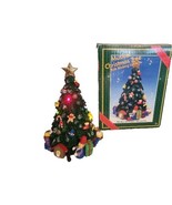 Vintage 1999 Cracker Barrel Light Up Musical 12&quot; Christmas Tree Holiday ... - $54.80 CAD