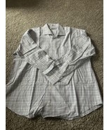 Peter Millar Mens Check Pattern Long Sleeve Button up Shirt Size XL Colo... - $23.36