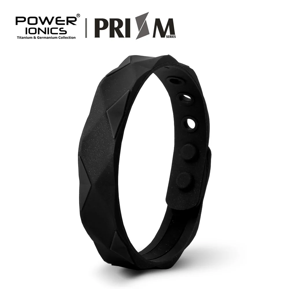 Power Ionics Prism 2000 Ions Titanium Germanium Silicone Wristband Bracelets For - $35.20