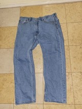  Levi&#39;s 505 Straight Leg Men&#39;s Denim Blue  Jeans Size 38x30 Made In USA ... - £15.20 GBP