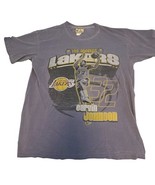 Vintage Magic Johnson Lakers Tee Sz L NBA Hardwood Classics Purple Shirt - $562.22 MXN