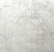 Map Squa Pan Maine 1986 Topographic Geological Survey 1:24000 27 x 22&quot; TOPO8 - $44.99