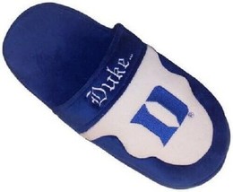 NCAA Duke Blue Devils Name on Top Blue &amp; White Slippers S Comfy Feet - £15.63 GBP