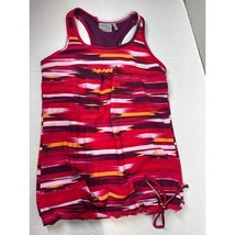 Athleta Tank Top Womens Tinker Racerback Bra Airbrush Striped Size Small - $19.95