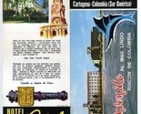 Hotel Del Caribe Brochure Cartagena Columbia 1960&#39;s - £11.05 GBP