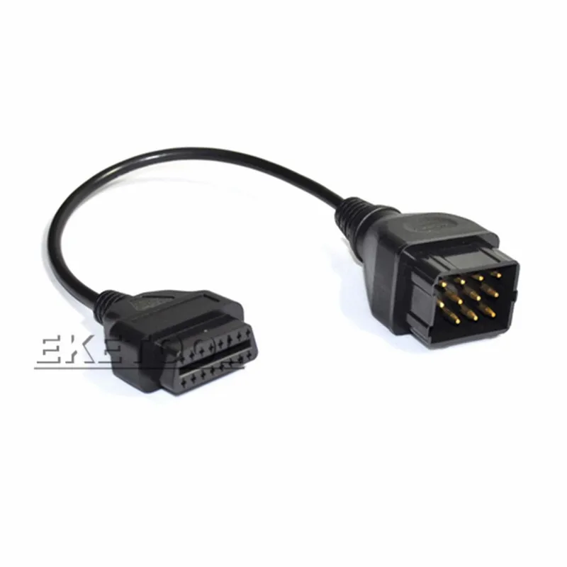 Top Rated OBD  12Pin to OBD2 16Pin Female Connector Professional Car Accessories - £82.97 GBP