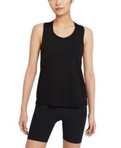 Nike Womens Yoga Mesh Twist-Racerback Tank Top Color Black Size XS - £34.60 GBP