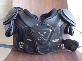 Xenith Xflexion Flyte Youth Black Football Shoulder Pads Size S Small Youth - £47.95 GBP