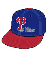 MLB ~ PHILADELHIA PHILLIES Cap Cross Stitch Pattern - €3,40 EUR
