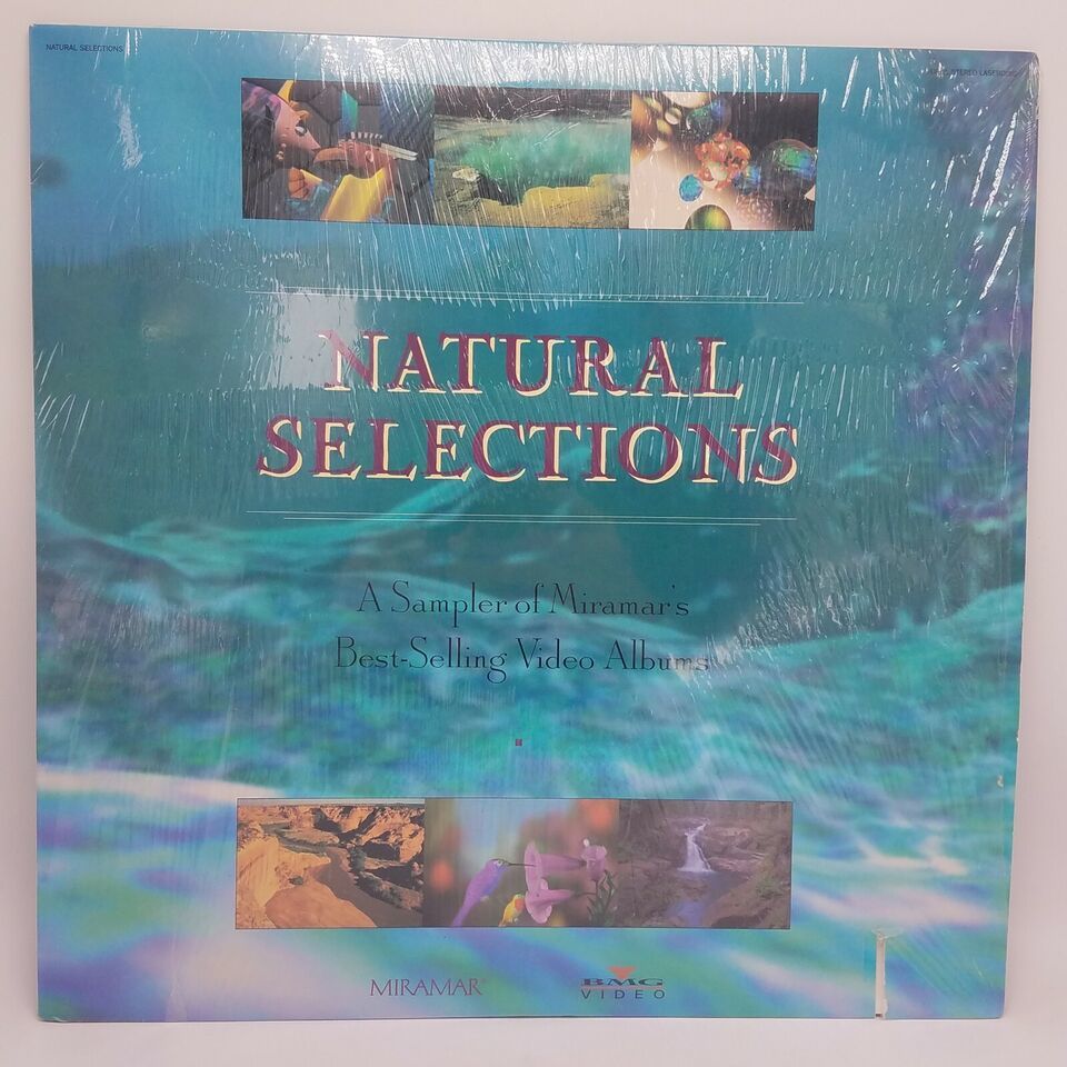  NATURAL SELECTIONS Laserdisc LD Sampler of Miramar&#39;s Best-Selling Video... - $10.84
