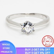 YANHUI Fine 3 Color White/Yellow/Rose Gold Ring With S925 Stamp Sterling Silver  - £9.22 GBP