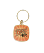 1990s Chicago Bulls Keyring Key Ring Brass and Enamel 1.5 Inches - $151.80 MXN