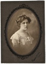 Named Cabinet Photo early 1910 - Pretty Young Lady  - Liverpool - £11.99 GBP