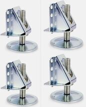 4-Pack Heavy Duty Adjustable Furniture Leg Leveler Foot Brackets – 800 l... - $74.00