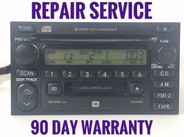 Repair Service For Your Toyota Radio Stereo Tape Cassette 6CD Player A56819 - £104.79 GBP