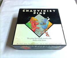 Complete Chauvinist Pigs Game 1991 Tiger Games Resolve the Battle of the... - $186.21 MXN
