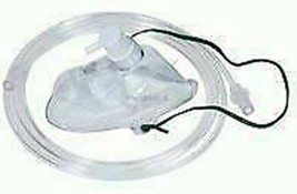 Mask Oxygen Adult Hudson Type With 2.1M Tube Hospital Gp Surgery Use Box 50 - £86.55 GBP