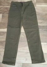 Gloria Vanderbilt Ladies&#39; Amanda Stretch Average Green Pants Jeans Size 6 - £18.54 GBP