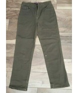 Gloria Vanderbilt Ladies&#39; Amanda Stretch Average Green Pants Jeans Size 6 - £18.21 GBP