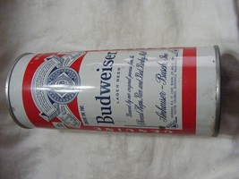 Vintage Steel Budweiser 16 oz  Pull Tab Beer Can   AH - $278.32 MXN