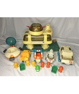 Vintage 1984 Playworld Toys Playmates Space Station Vehicles &amp; Figures P... - £35.03 GBP