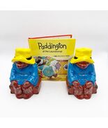 Vintage 1978 Paddington Bear Bookends Japan Eden W Pop Up At The Laundro... - $65.00