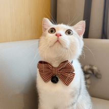Pet Collar Puppet Cat Bow Decoration - The Purrfect Pawsome Bow Tie! - £13.49 GBP
