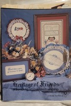 Heritage of Friends A Sampling of Love and Friendship Cross Stitch Leaflet - £5.21 GBP
