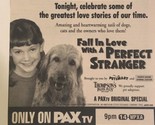 Perfect Stranger Pax Tv Movie Print Ad Vintage TPA2 - £4.65 GBP