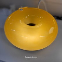 Ikea Varmblixt Led Table/Wall Donut Lamp Orange Glass/Round 12&quot; Sabine Marcelis - £95.44 GBP