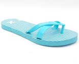 Hurley Women Flip Flop Thong Sandals Brave Size US 7M Turquoise Blue Str... - $30.69