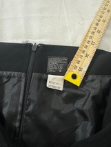 Kasper Women's Black Rear Zip Pull-On Skirt Size 10 Measured Waist 31" image 4