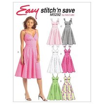 McCall&#39;s Patterns M5292 Misses&#39; Dresses, Size A (4-6-8-10) - $14.73