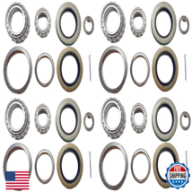 Set Of 4 WesternPremium Trailer Hub Wheel Bearing Kit 25580 15123 Grease... - $90.79