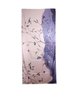 NWT Genuine Silk Scarf 100% Mulberry 20&quot;x65&quot; Super Long Shawl Wrap S5303 - £54.27 GBP