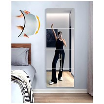 Wall Mirror Full Length Mirror For Bedroom Full Body,Shatterproof Mirror For Kid - £34.79 GBP