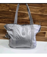 KIPLING BAG TOTE LARGE SILVER METALLIC NEW ADARA - €39,60 EUR