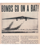 1948 US Army Air Force Career Advertisement Bomber YB-49 Plane Military ... - $34.03 CAD