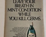 1979 Scope Mouthwash Vintage Print Ad Advertisement pa16 - £5.43 GBP