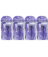 Ladies Purple disposable 6 blade Lames Lubricating Strip razor 2-Ct (4 P... - $32.55 CAD