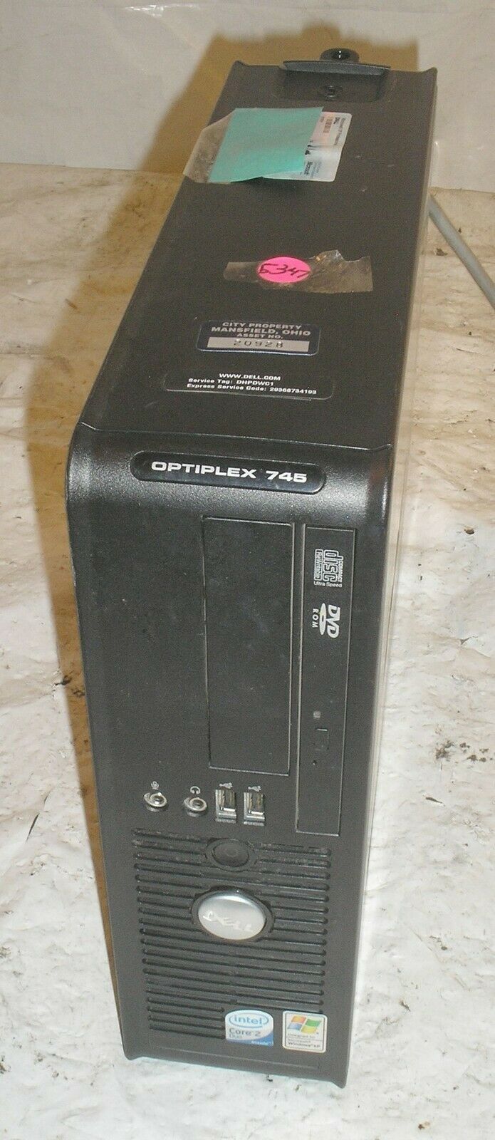Dell Optiplex 745 Model: DCCY Desktop Computer w Windows XP ...