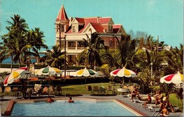 Southernmost Land Castle House Key West Florida Postcard - £11.72 GBP