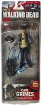Chandler Riggs signed Carl Grimes The Walking Dead 5 inch McFarlane Toys Figure- - £46.04 GBP