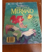 Walt Disney Pictures Presents The Little Mermaid A Little Golden Book Pa... - $2.95