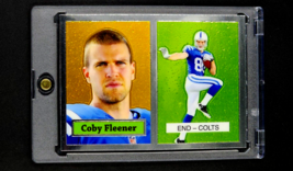2012 Topps Chrome 1957 Design #20 Coby Fleener RC Rookie Indianapolis Colts Card - £1.58 GBP