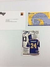 Vintage St. Louis Rams Invite for Mini Camp, 1999 &amp;  2002 Jersey Card , ... - $9.88