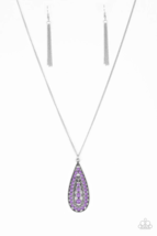 Paparazzi Tiki Tease Purple Necklace - New - £3.53 GBP