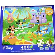 Disney Together Time 400 Piece Jigsaw Puzzle Golfing Mickey Minnie Donal... - £10.39 GBP