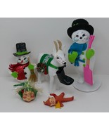 Annalee Christmas Dolls &amp; Ornaments ~ Elf Snowman Naughty Goat - $164.11 CAD