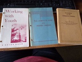 3 vintage books on teaching  in Sunday School  2 Methodist Publishing - £7.75 GBP